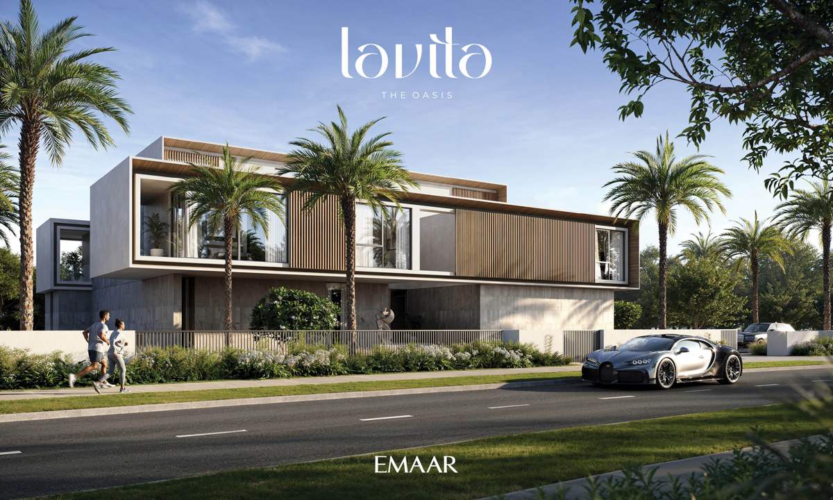 Lavita mansion with timber screens